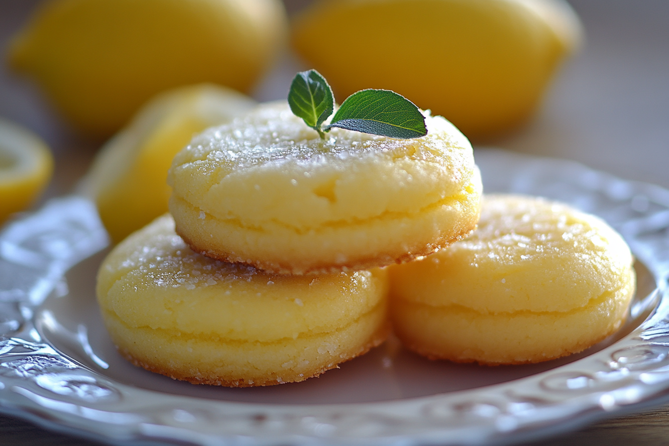 Lemon Poundcake Cookies