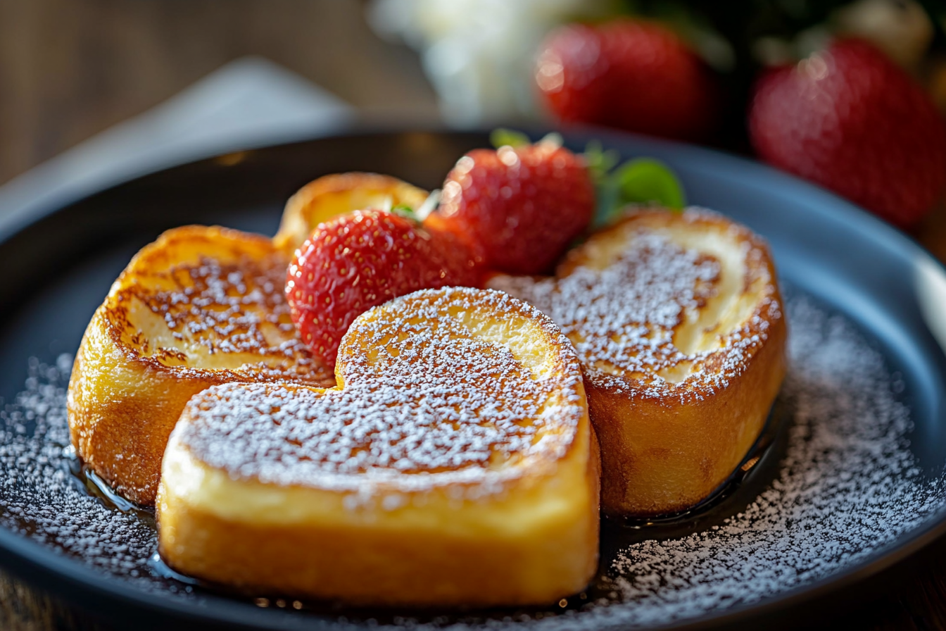 Heart-Shaped French Toast