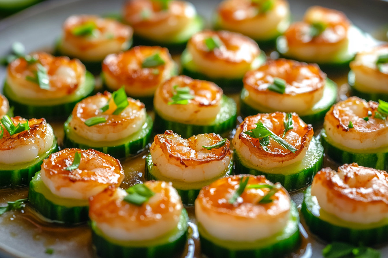 Cucumber Shrimp Bites