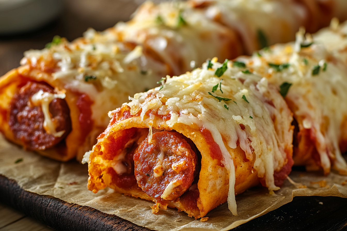 Doritos Pizza Rolls with Sausage