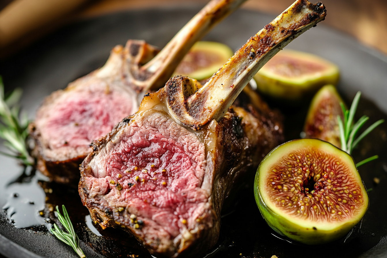 Rack of Lamb with Figs