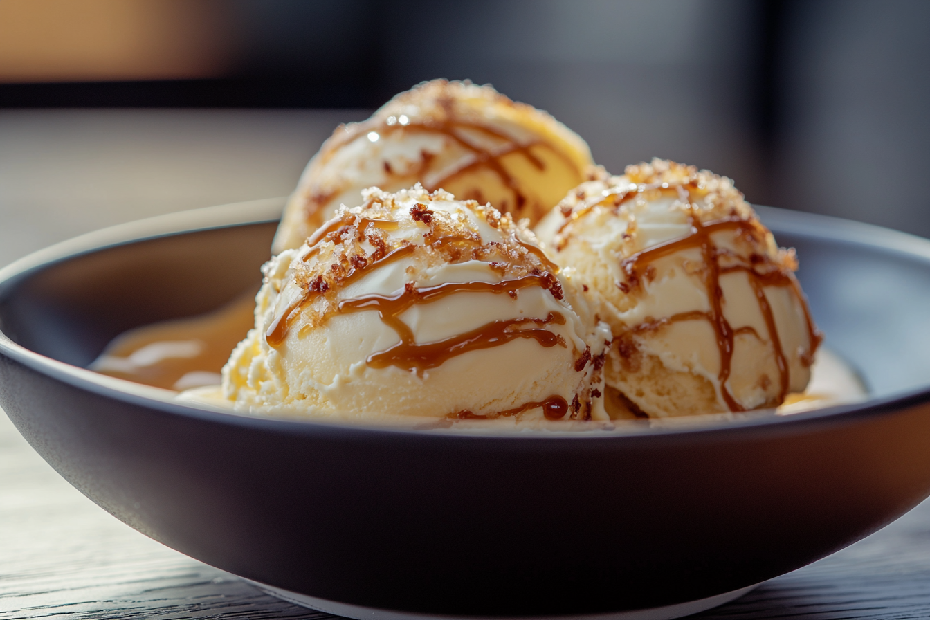 Homemade Salted Caramel Ice Cream