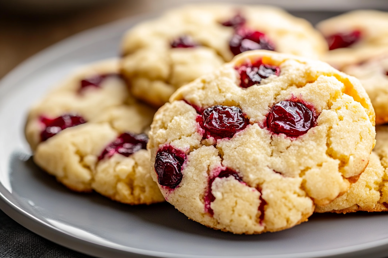 Orange Cranberry Ricotta Cookies
