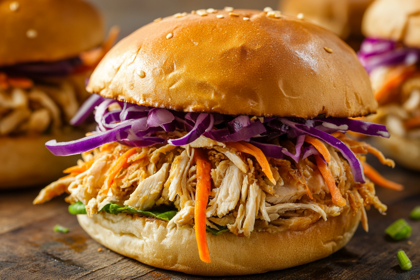 Asian-Inspired Crispy Chicken Sliders
