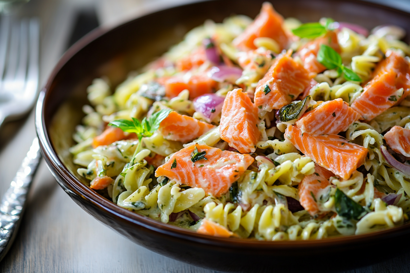 Smoked Salmon Pasta Salad