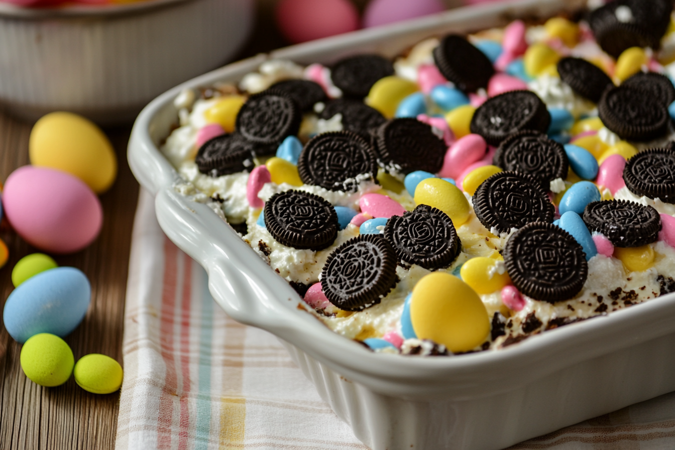 Easter Oreo Cookie Casserole Recipe