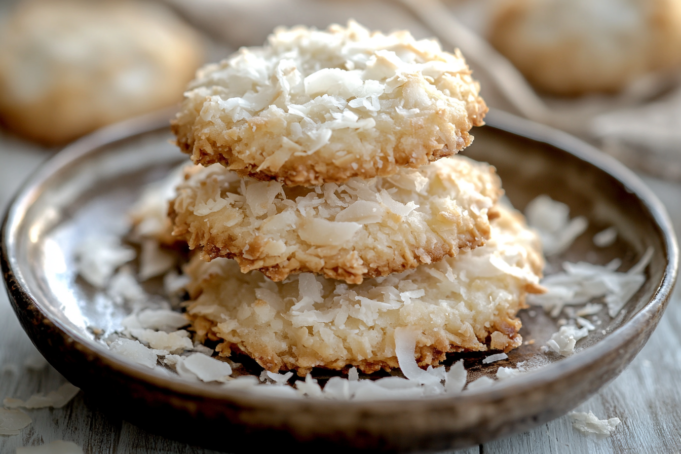 Chewy Coconut Cookies