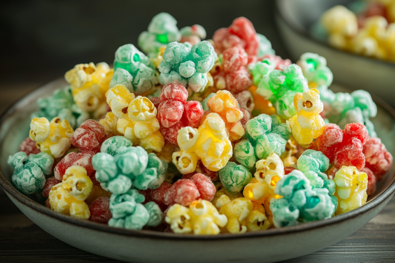 Glow-in-the-Dark Candy Popcorn Bombs