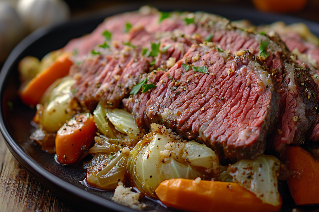 Crockpot Corned Beef & Cabbage