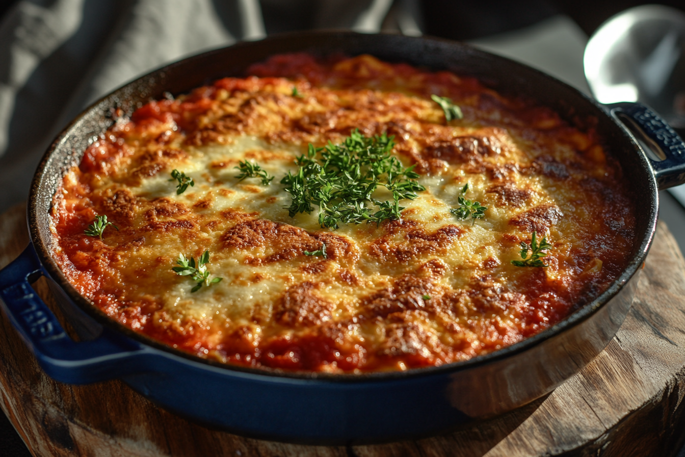 Dutch Oven Lasagna