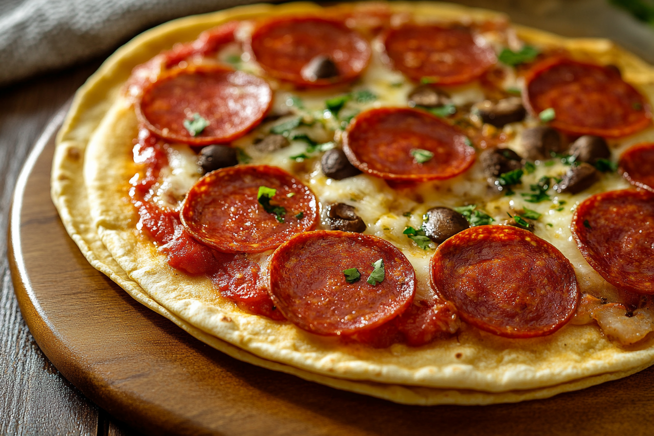 Tortilla Pizza – A Quick & Delicious Twist on Pizza Night