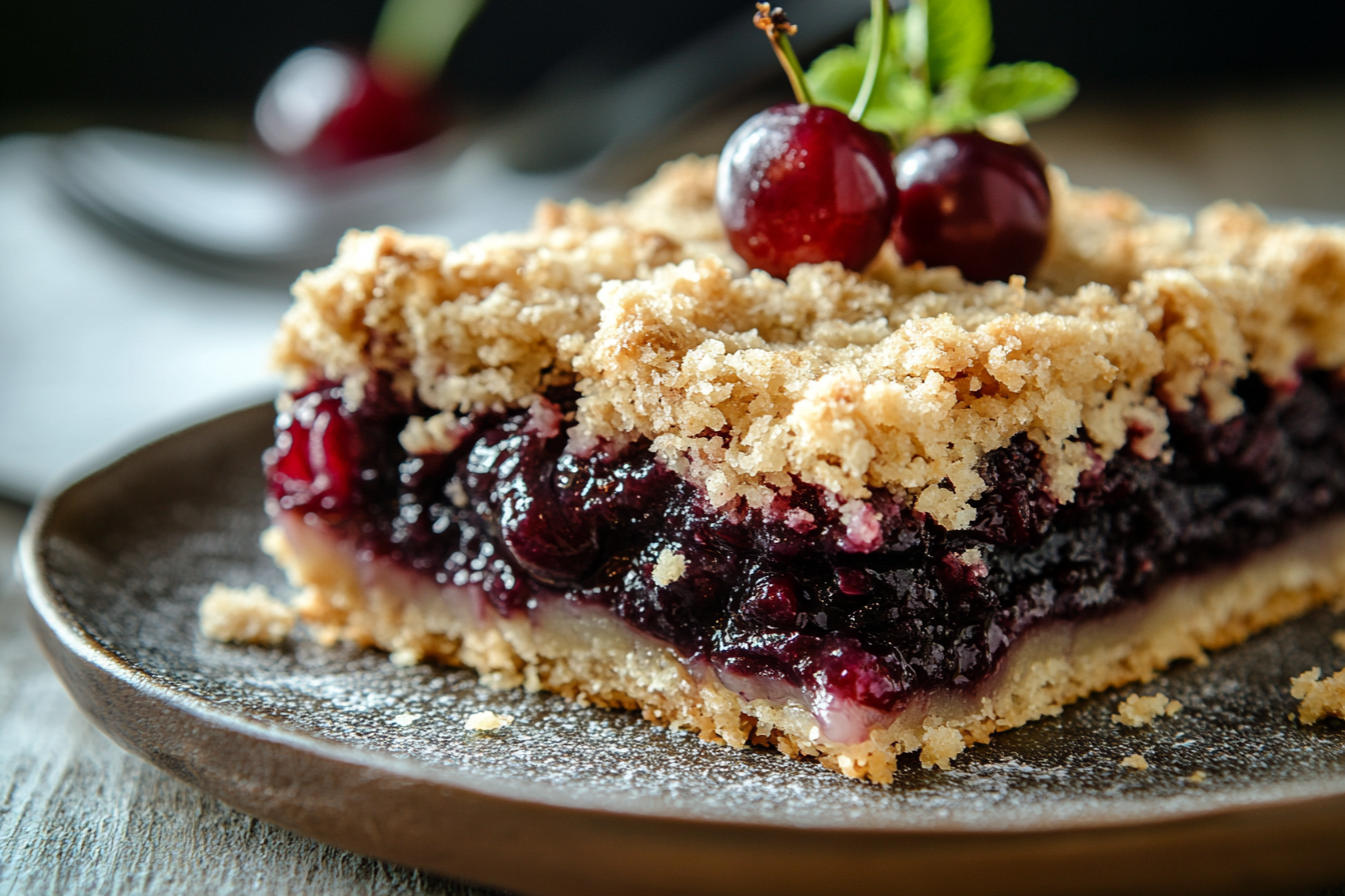 Sweet Cherry Pie Bar Recipe