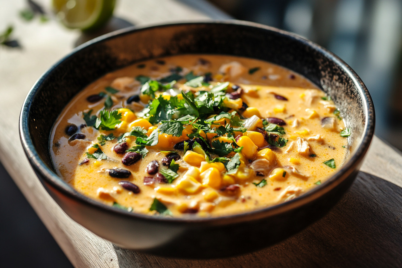 Mexican Street Corn and Chicken Chowder