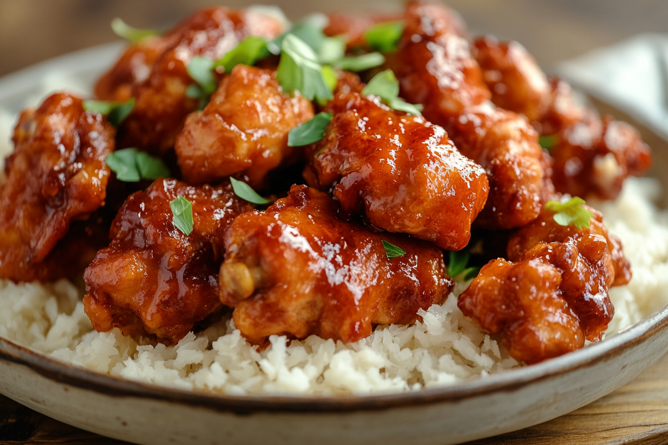 4-Ingredient Orange Chicken