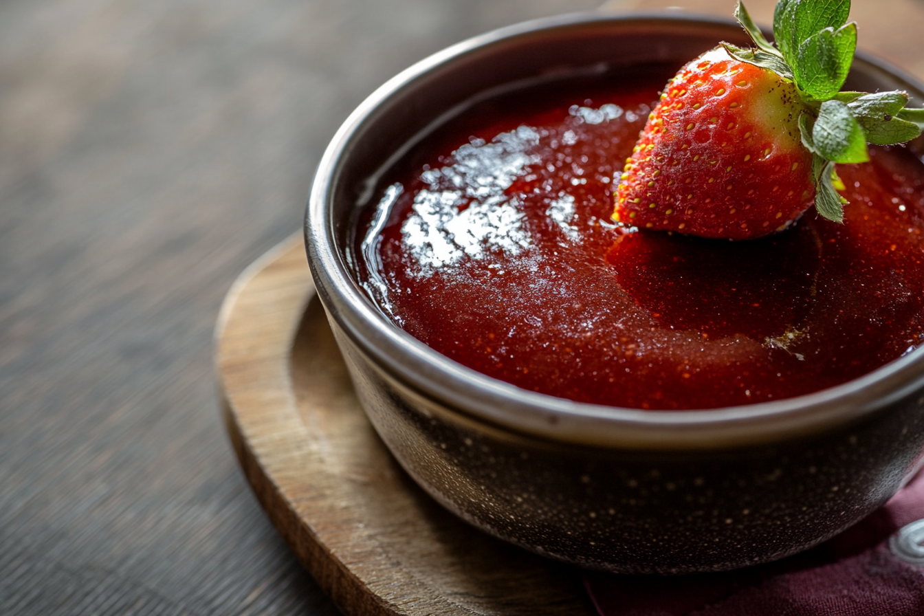 Dark Chocolate Strawberry Jam
