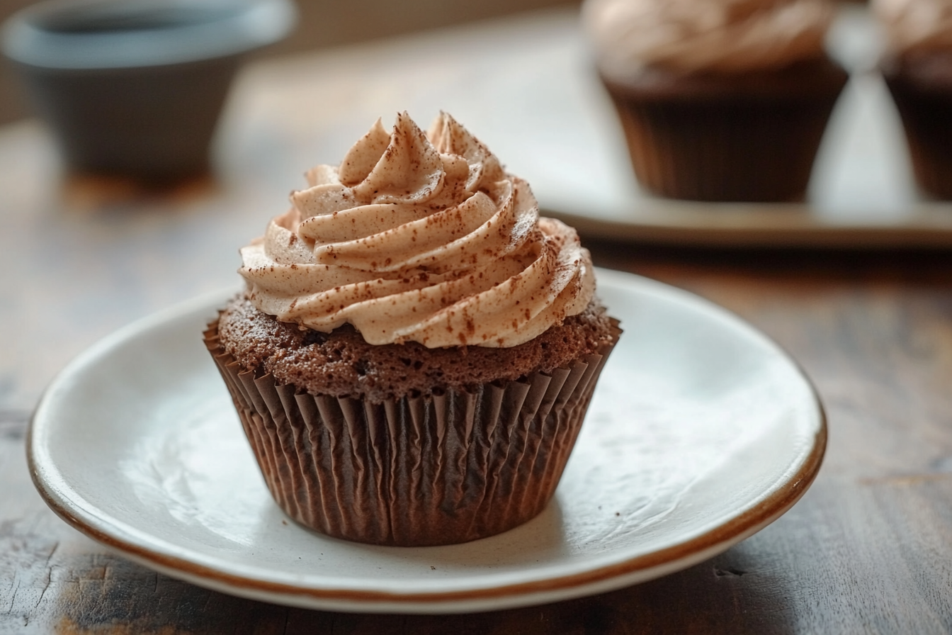 Chocolate Coffee Cream Cupcakes