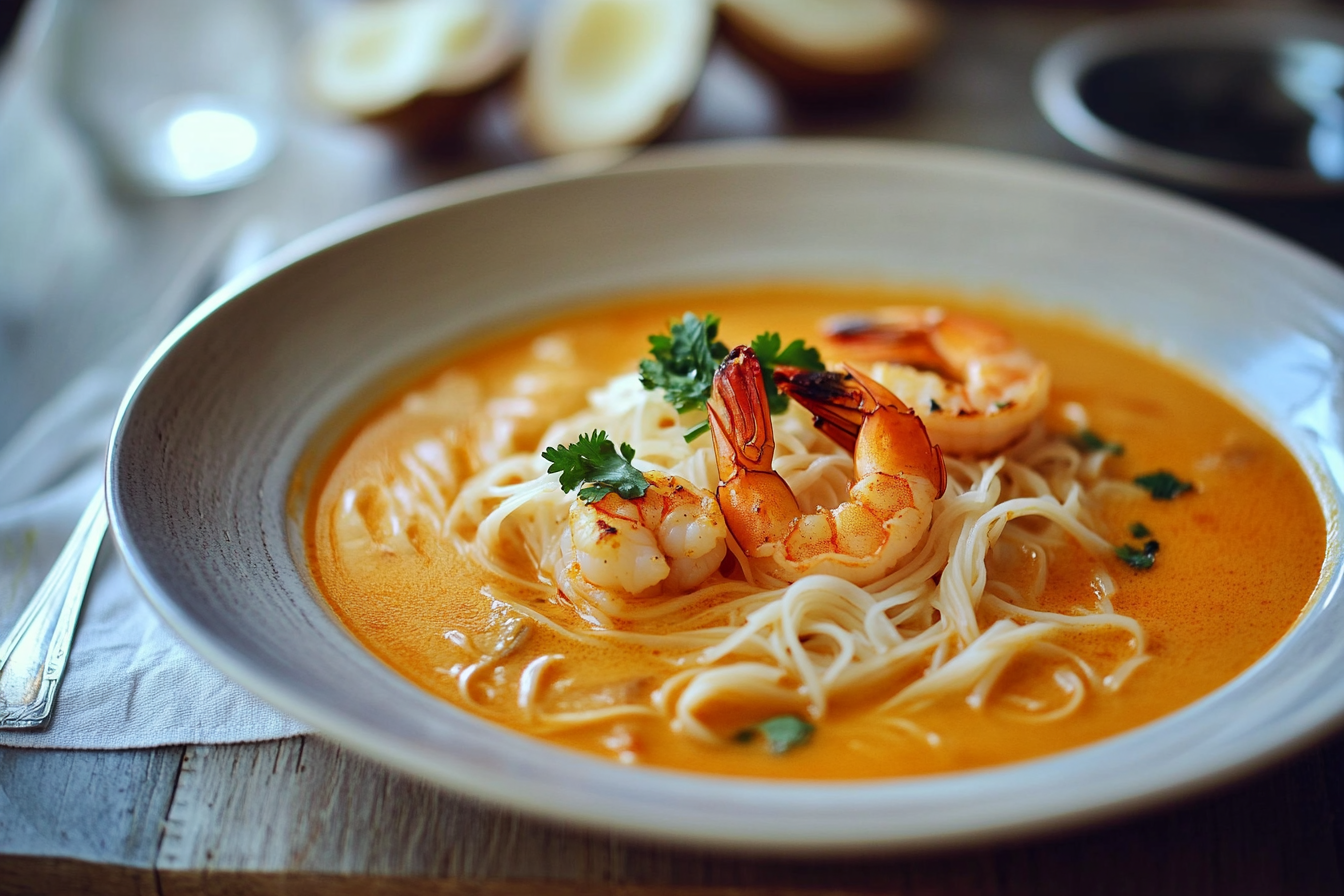 Thai Shrimp Coconut Noodle Soup