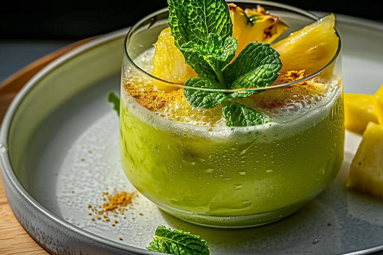 Pineapple Mint Juice