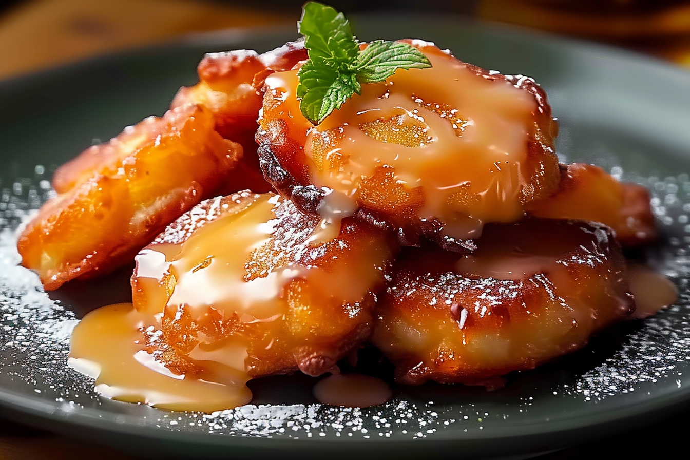 Delicious Fresh Peach Fritters