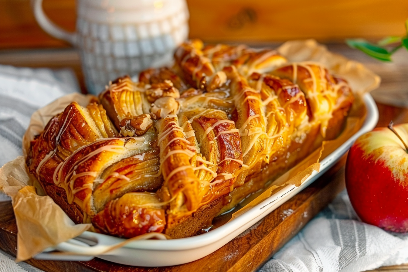 Apple Pie Pull-Apart Bread