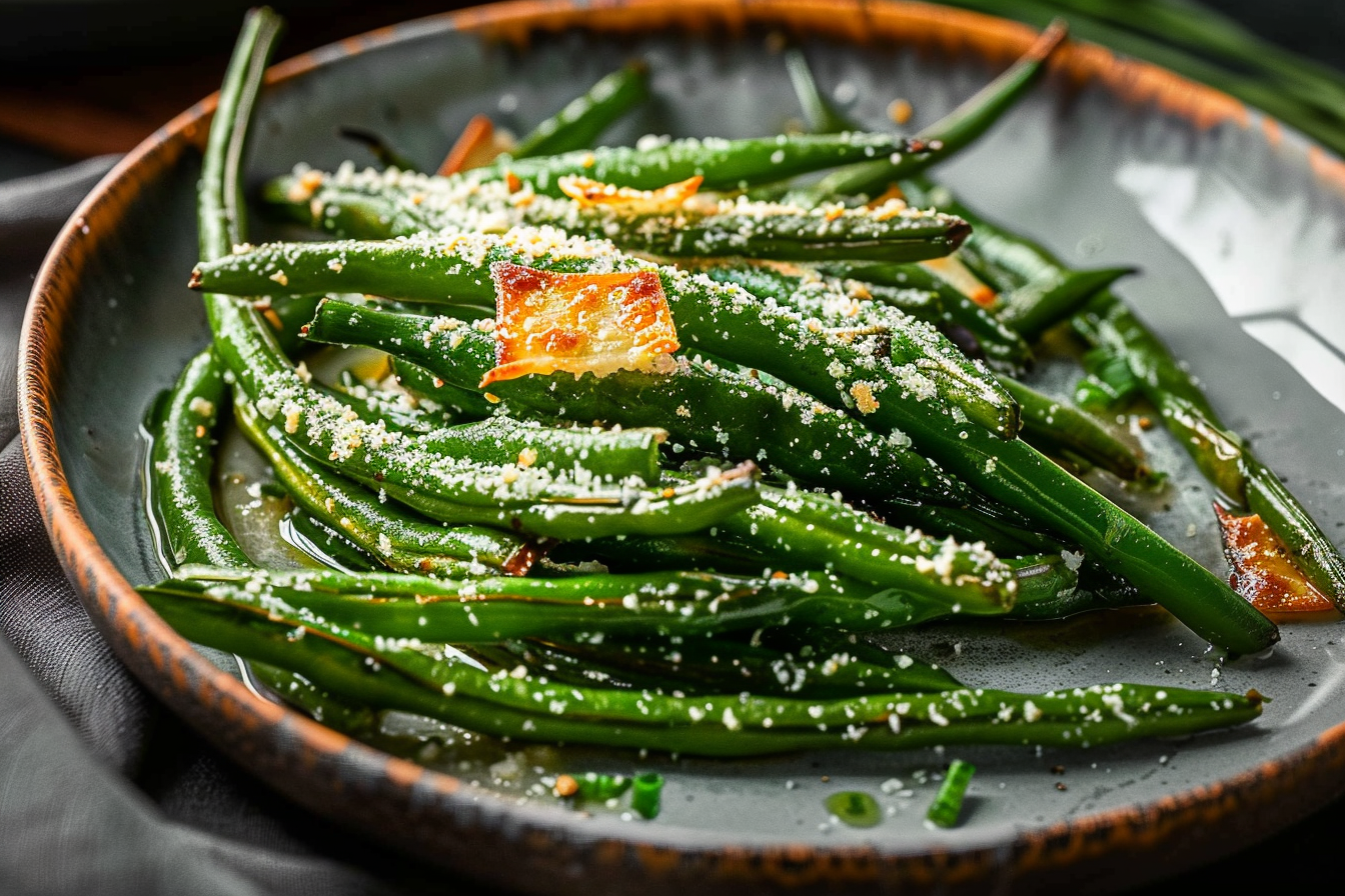 Parmesan Roasted Green Beans