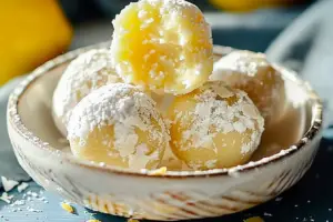 White Chocolate Lemon Truffles
