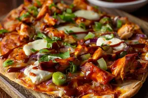 BBQ Chicken Flatbread Pizza