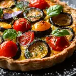 Roasted Ratatouille Quiche 5 Roasted Ratatouille Quiche