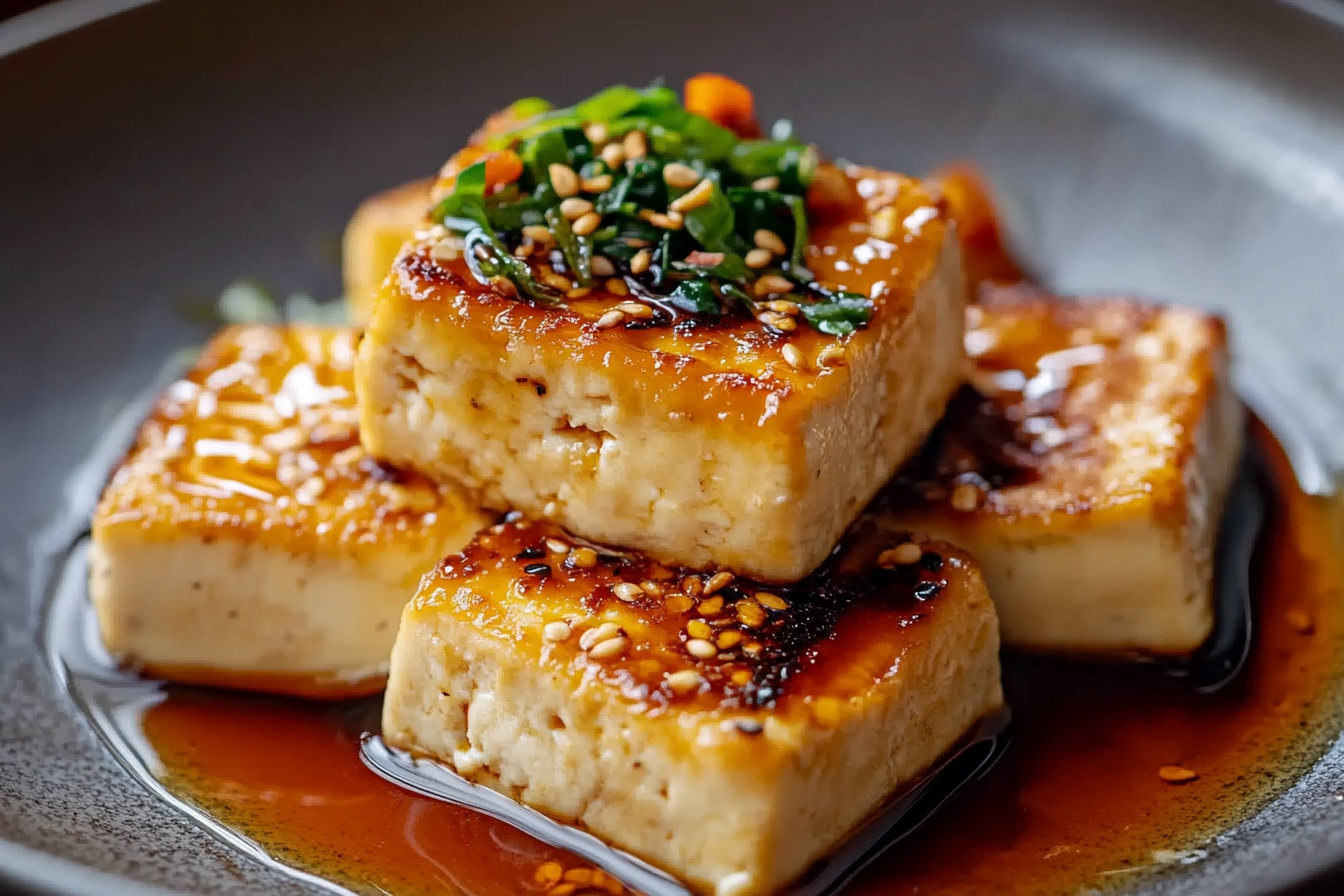 Air Fryer Agedashi Tofu