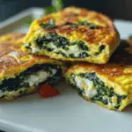 Easy Spinach Feta Baked Omelets 5 Easy Spinach Feta Baked Omelets