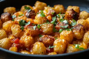 Fiesta Tater Tot Casserole