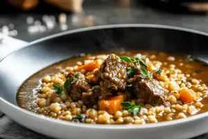 Beef and Barley Stew – Classic Recipe
