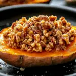 Twice Baked Sweet Potatoes with Pecan Streusel 5 Twice Baked Sweet Potatoes with Pecan Streusel