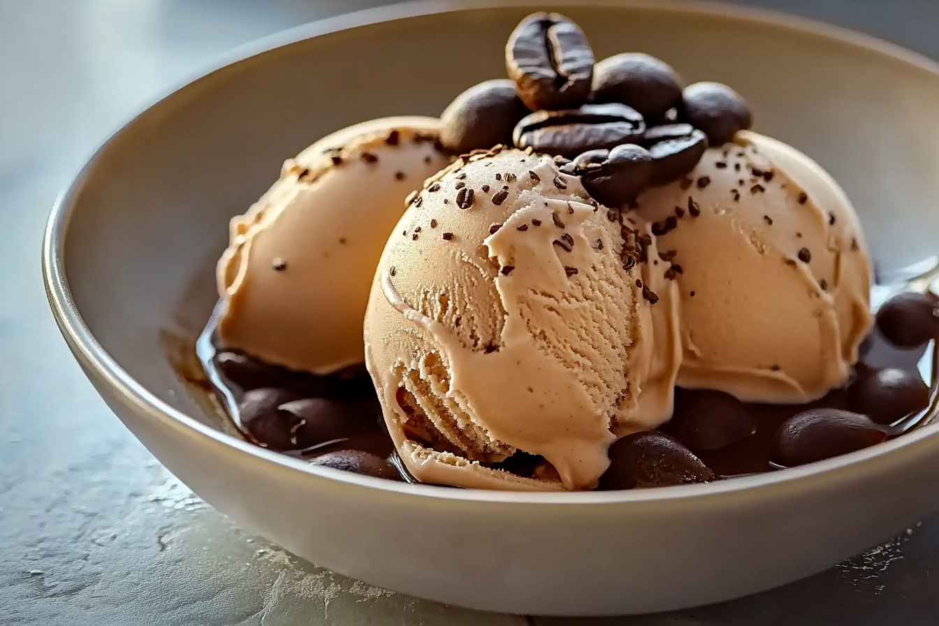 Homemade Coffee Ice Cream