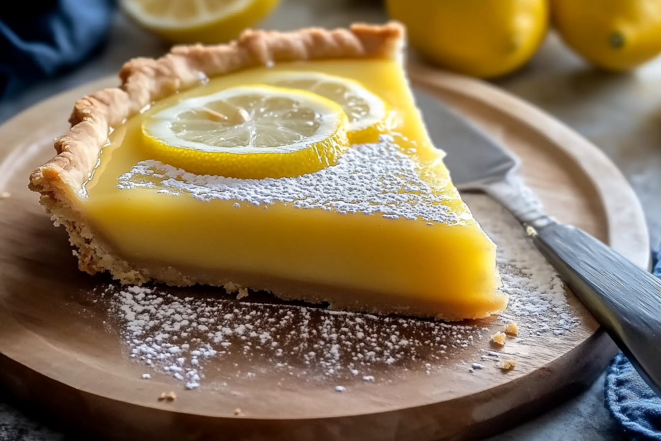 Easy Crustless Lemon Tart