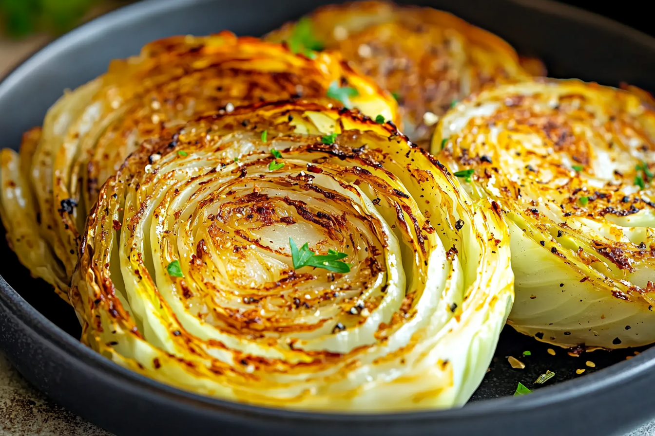 Air Fryer Cabbage Steaks