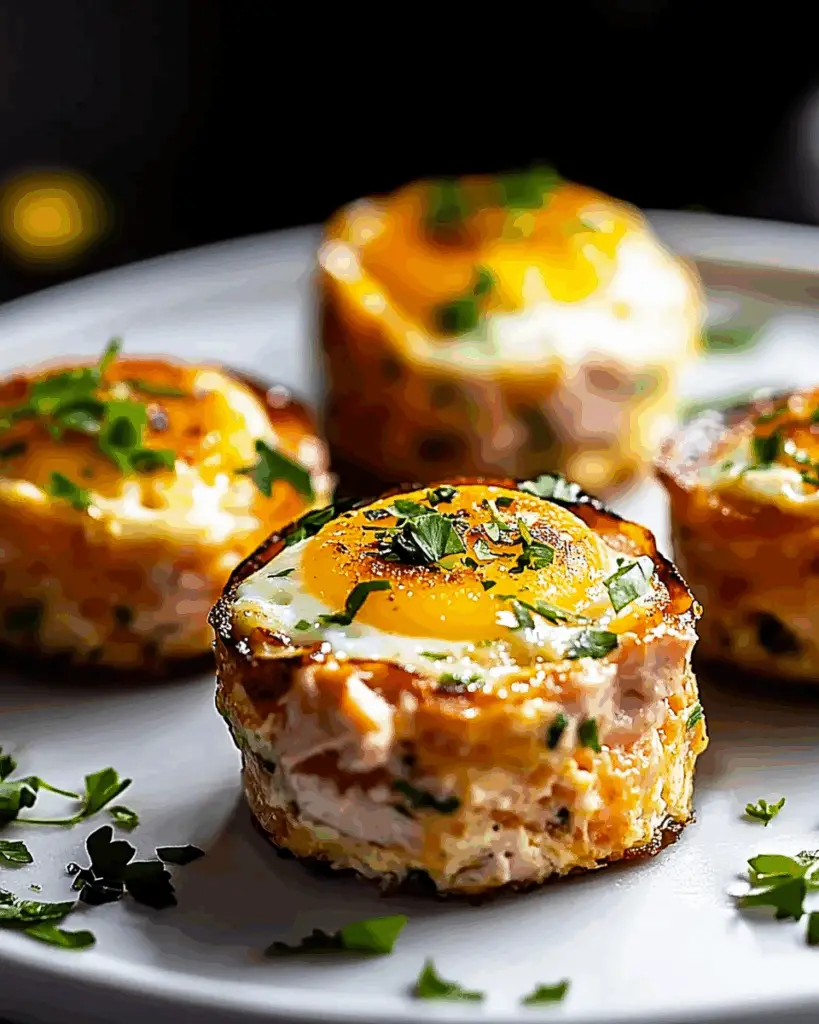 High-Protein Tuna Melt Egg Bites 4 High-Protein Tuna Melt Egg Bites
