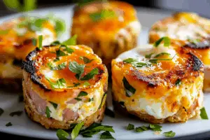 High-Protein Tuna Melt Egg Bites