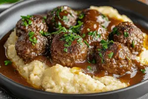 Salisbury Steak Meatballs