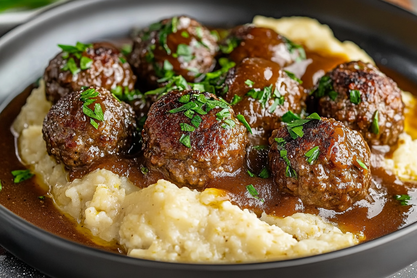 Salisbury Steak Meatballs