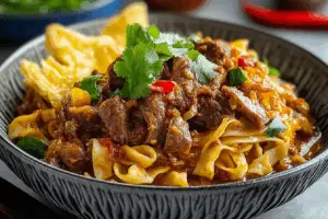 Curry Goat Noodles