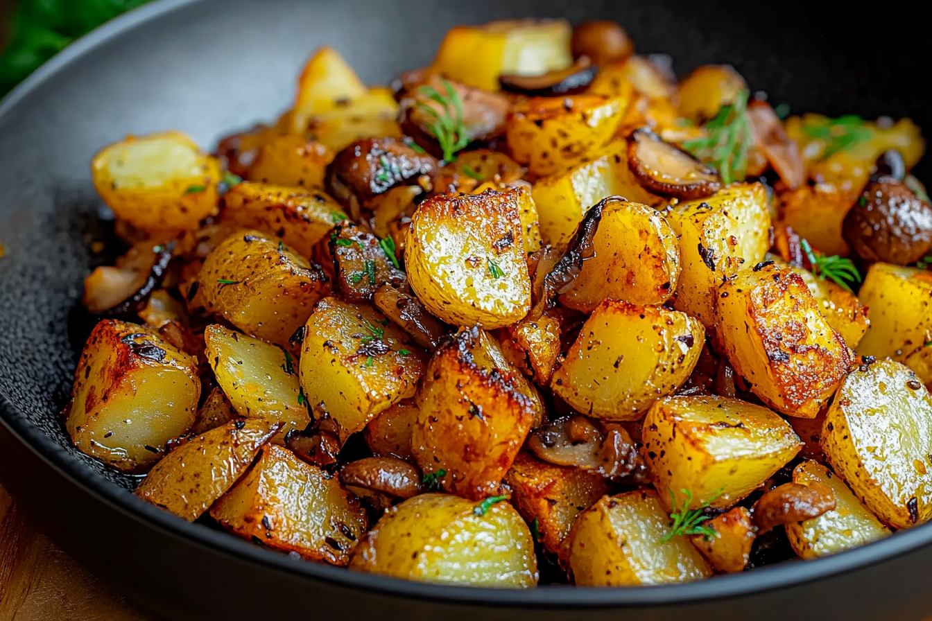 Pan-Fried Potatoes with Chanterelles