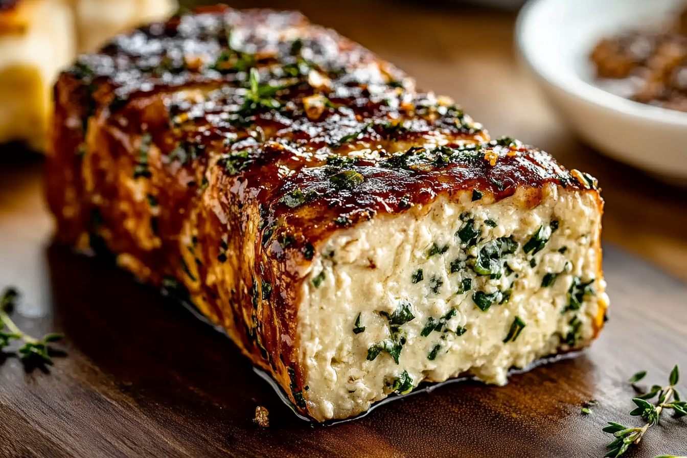 Garlic Herb Cheese Log