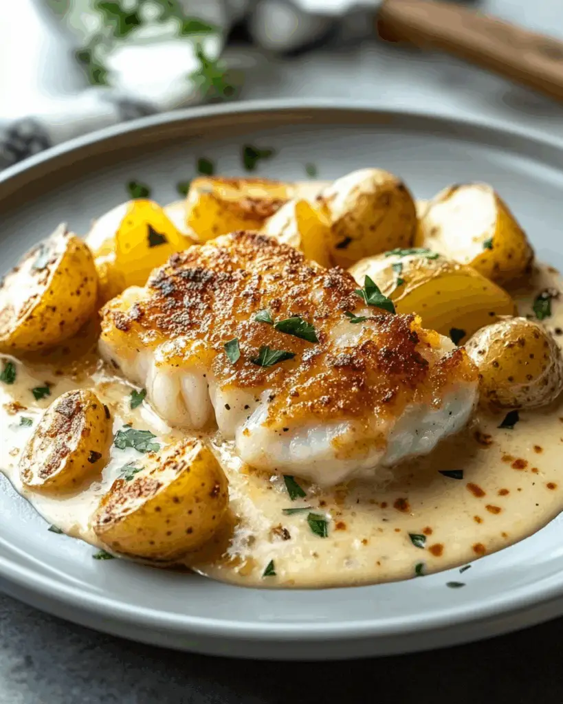 Creamy Cod and Potato Skillet 4 Creamy Cod and Potato Skillet