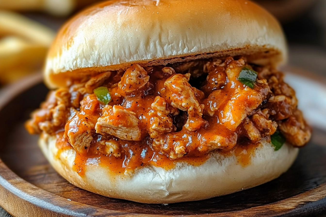 Cajun Chicken Sloppy Joes