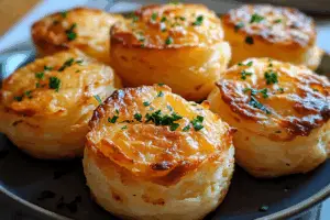 Cheesy Mashed Potato Puffs