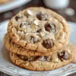Chewy Chocolate Chip Cookies with Oatmeal & Coconut Twist 5 Chocolate Chip Cookies with Oatmeal & Coconut
