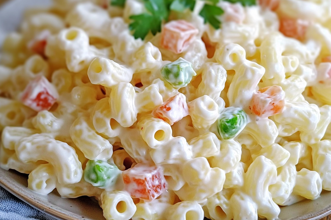 Classic Creamy Macaroni Salad