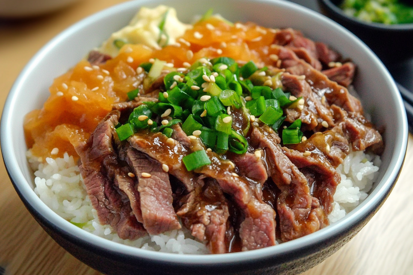 Copycat Yoshinoya Beef Bowls