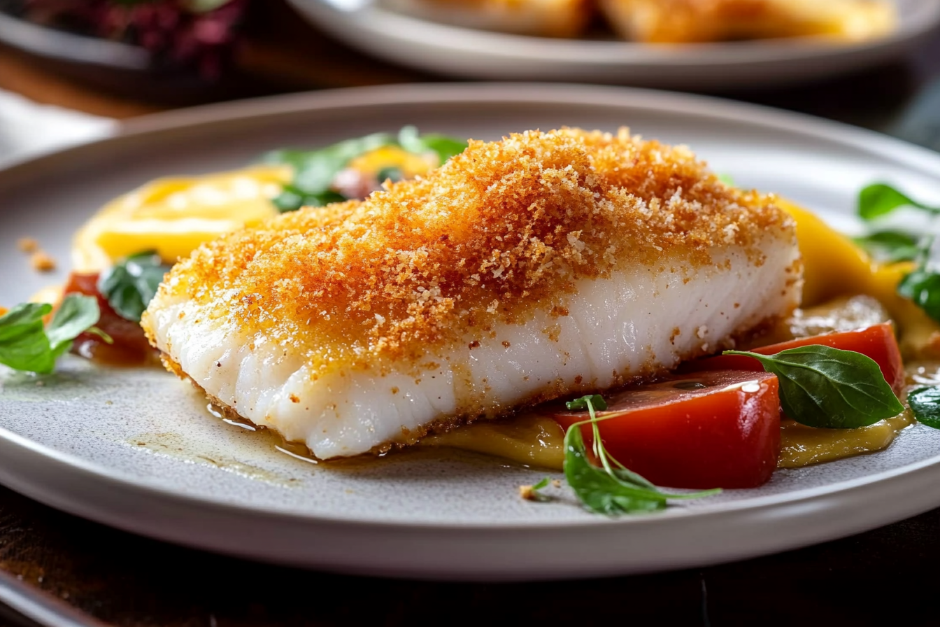 Crispy Fish Parmesan
